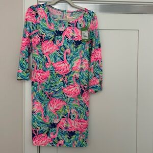 Lilly Pulitzer dress Flamenco Beach Print - size small